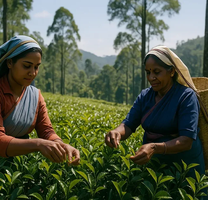 Innovative farming under the golden sunrise, advancing modern agriculture with care.