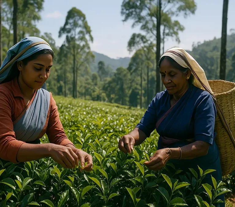Innovative farming under the golden sunrise, advancing modern agriculture with care.