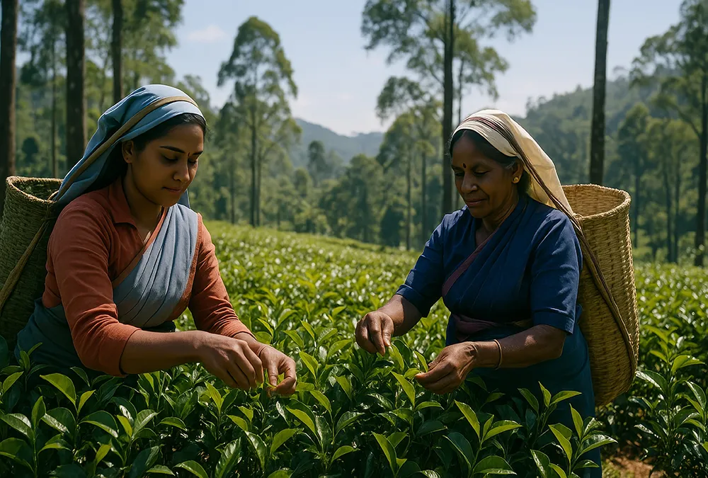 Innovative farming under the golden sunrise, advancing modern agriculture with care.