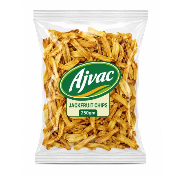 AJVAC Jackfruit Chips are produced from mature jackfruits cultivated at our estate in Vagamon, Idukki, Kerala. Carefully processed to preserve the fruit's natural flavour and deliver a satisfying crunch, these chips are well suited for retail brands, distributors, supermarkets, and food service providers seeking premium snack products from India.